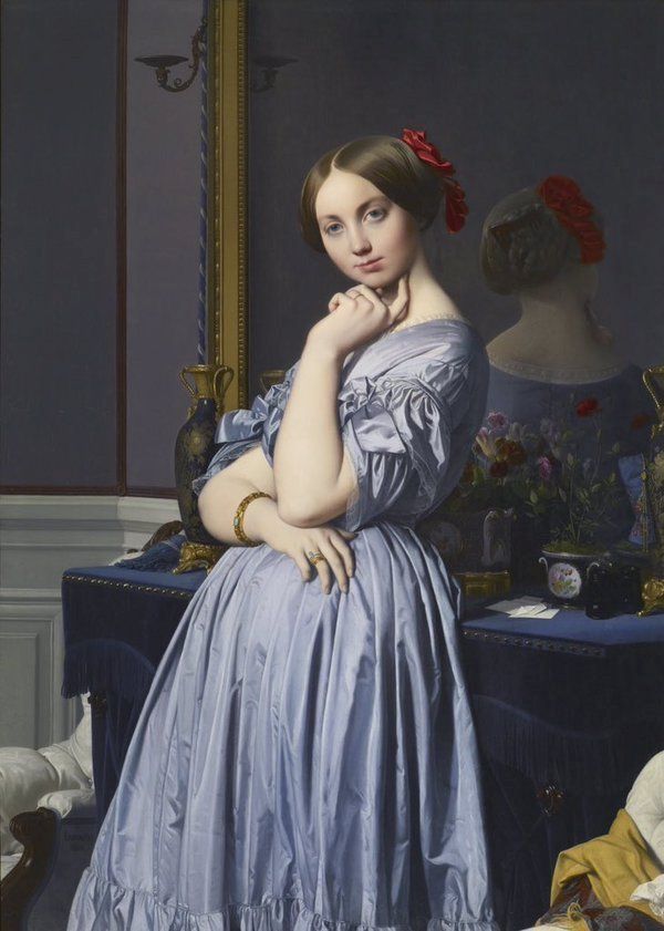 Startingpoint Comtesse de Haussonville by Ingres